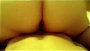 Big girl bounces on dick, filling fat pussy with cum bareback