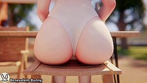 Benevolent Bunny's Big Ass Expands in Cartoon Adventure.