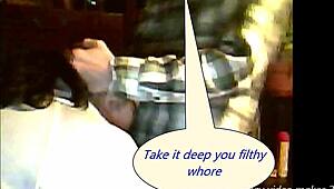 amateur teen 18+ with fat body gets intense mouth fucking from big cock