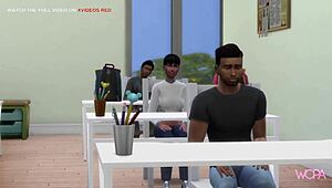 Trailer: Sailor Moon Cheats on Boyfriend with Two Classmates in Wild Encounter