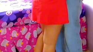 Watch Me Fuck My Wife in Red Dress, Then Her Friend Joins for Anal