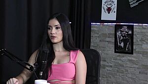 Karen Goncalves' first porn: 'Enjoy the menage with the actor?'