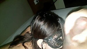 Curious Latina Babe Delivers Stunning Deepthroat in POV Scene