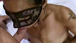 asian mature lady gives blowjob and gets fucked