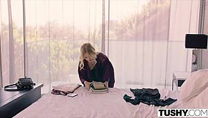 Tushy Preppy Students Crave Wild Gaping in Hot Threesome