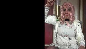 Want to see a bisexual crossdresser swallow another man's cock?