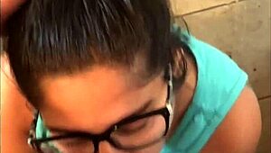 Wife Sucks Cock While Watching Neighbors Out Window