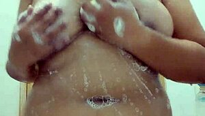 i take a video while bathing in the shower, feeling sexy and alone.