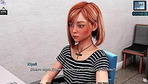 Sunshine Love Part 35 gameplay with stunning office brunette