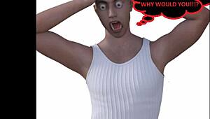 3D cuckold and foot fetish comic part 2: A must-watch for fans of amateur humiliation and MILF feet