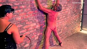 Dominatrix Mistress April Whips Slave in Unit 28 Setup