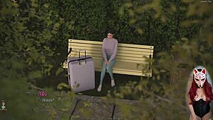 Dreamland - ep 13 fishnet and corset - the best costume for a porn game