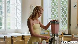 damn, kelly n stefany sharin a cock... wild!