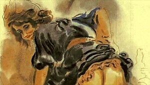 Vintage Erotic Art Featuring Antique Anime Cartoons And Hentai Scenes