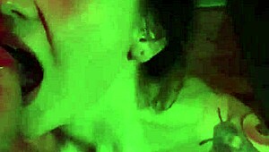 Blowjob by beautiful bondaged tattooed girlfriend sandraxo1 😍