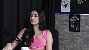 Karen Goncalves' first porn: 'Enjoy the menage with the actor?'