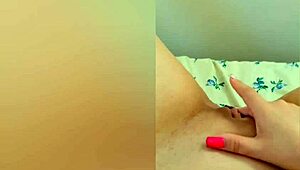 damn, i hit a wild orgasm home alone with my tight pussy!