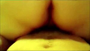 Big girl bounces on dick, filling fat pussy with cum bareback