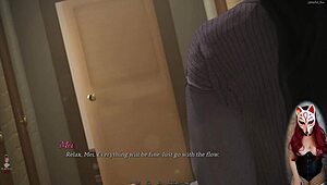 Dreamland - ep 13 fishnet and corset - the best costume for a porn game