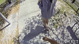 Scarlett sawyer gets her mouth filled with cum from fucking.