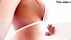 lillian stone huge cock pov blowjob and swallow