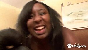 Yo, check these two black sluts swapping a white guy’s cum load