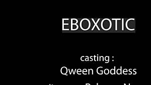 Qween Goddess Throat Slammed by Two Big Dicks in Hard Interview