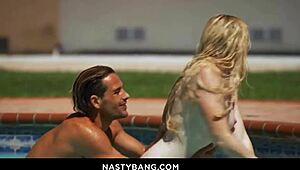 Tyler Nixon Bangs Nikki Sweet Outdoors in Missionary and Doggy