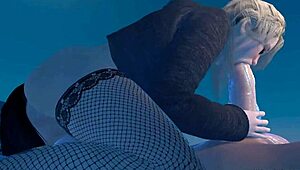 in this anime, busty girls suck futa teens