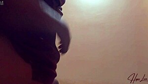 Malaysian milf gets naughty with brother-in-law in bed