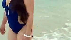 yo, wanna know what happened? my slutty latina wife met a guy on the beach and banged him raw!