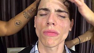 She FACELICKS a MALE SNACK in VORE FETISH