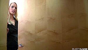 busty maid kira queen and hotel guest chelsey lanette bang hard in storage! 😍