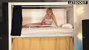 I got Paola Hard anal fucked by sneaky big dick roommate at horny hostel.