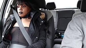 Orgasm screams echo in office with dildo fingering