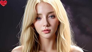 18yo petite blonde rides you pov in uncensored hentai game