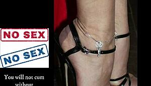 damn, your pathetic penis belongs to your wife now in male chastity hypno 01!