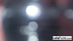 Sexy Butt Bubble Cutie Lola Foxx Dances Then Stuffs Her Pussy?