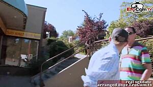 Petite British Teen 18+ Picked Up for First-Time Street Interview