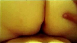 Big girl bounces on dick, filling fat pussy with cum bareback