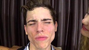 She FACELICKS a MALE SNACK in VORE FETISH