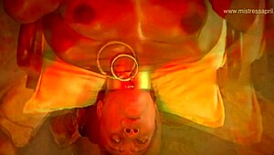 Dominatrix Mistress April Whips Slave in Unit 28 Setup