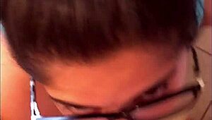 Wife Sucks Cock While Watching Neighbors Out Window