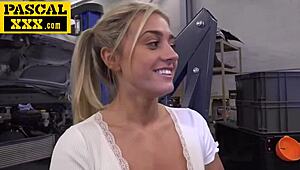 Submissive Big Tits Euro Slut Riding Hard Cock!