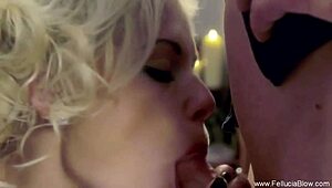 the look she gives me when blowing my cock and making me cum