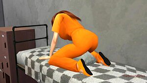 Cop jerks to lesbian tribbing!