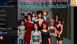 This is my new family episode 127, with small tits and hentai action.