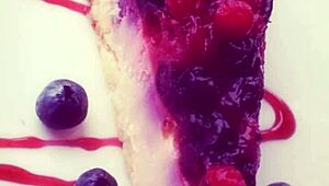 Happy holidays, she's masturbating those big tits!