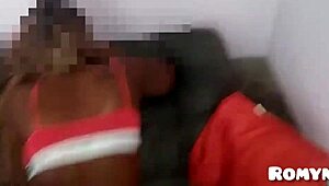 i watched that big black guy from rio fuck the chubby girl so hard with his huge cock.