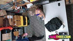 omg, that tattooed thief got drilled by huge cock...